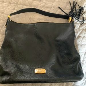 Michael Kors black leather bag
